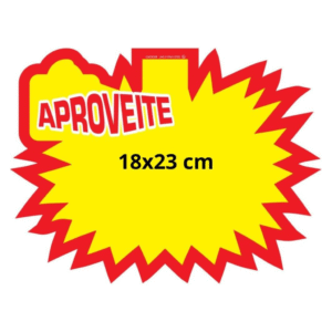 Cartazes Para Marcacao Splash Aproveite 18 x 23 cm