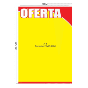 Cartazes de OFerta A4 - OFERTA | 21 X 30