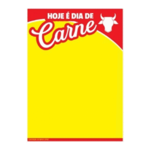 Cartazes de OFerta A4 - HOJE É DIA DE CARNE | 21 X 30