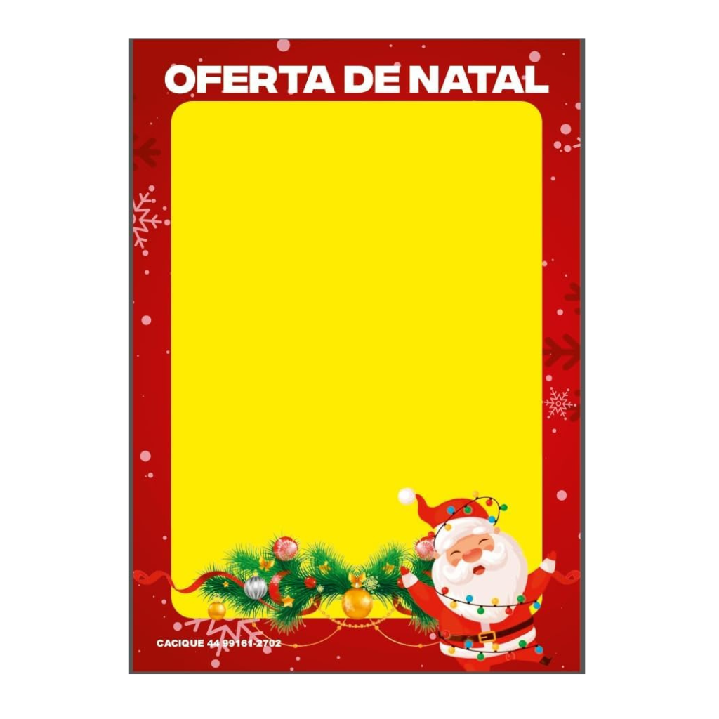 Cartazes de OFerta A4 - NATAL | 21 X 30