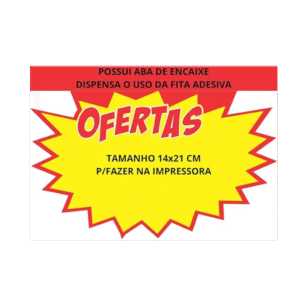 Cartazes Para Marcacao Splash Oferta - 14 x 21