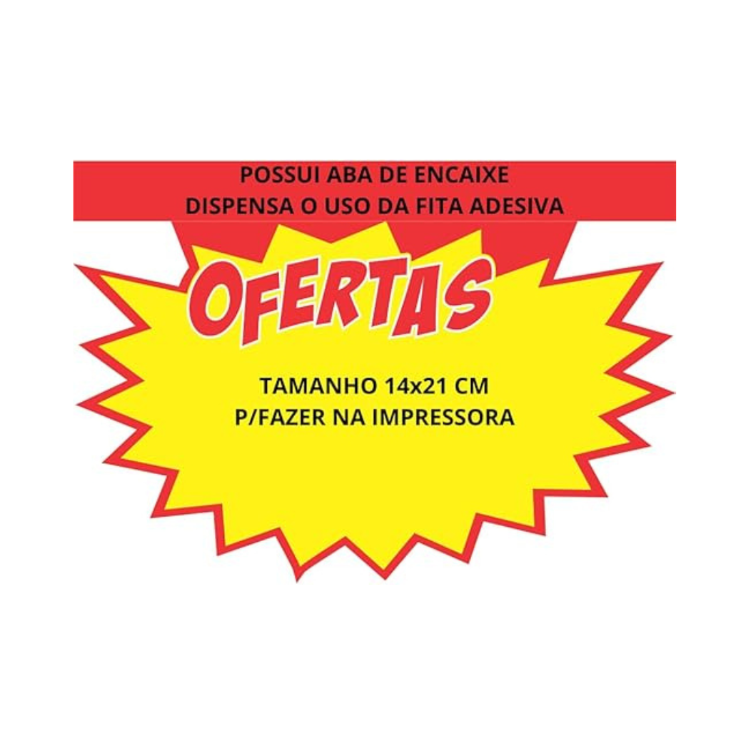 Cartazes Para Marcacao Splash Oferta - 14 x 21